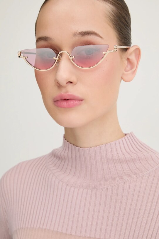 Gucci okulary przeciwsłoneczne jednolita złoty GG1603S
