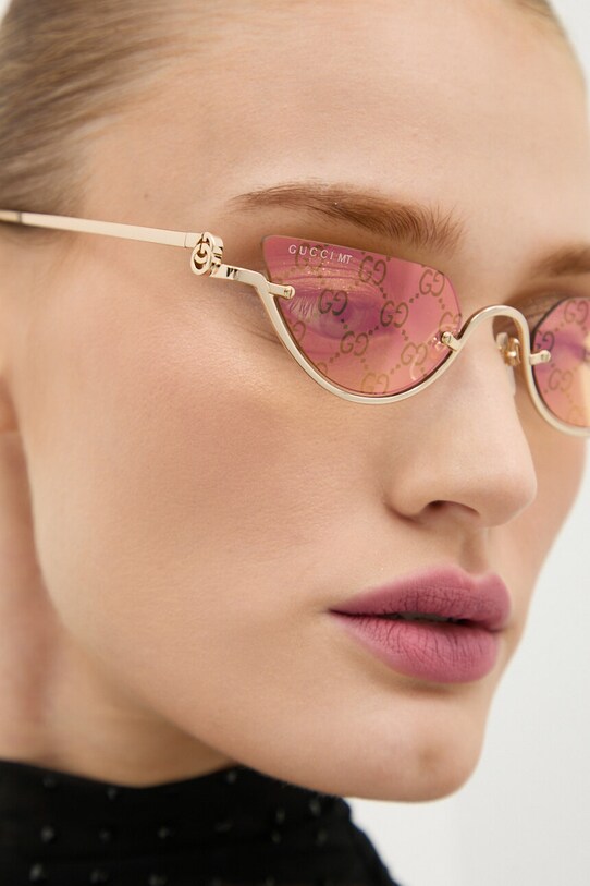 Gucci ochelari de soare uniforme galben GG1603S