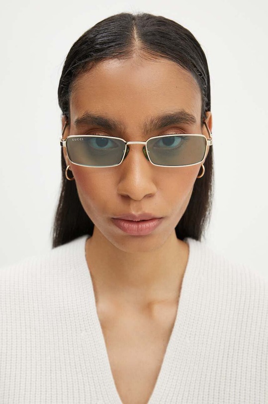 Gucci okulary przeciwsłoneczne GG1600S zielony