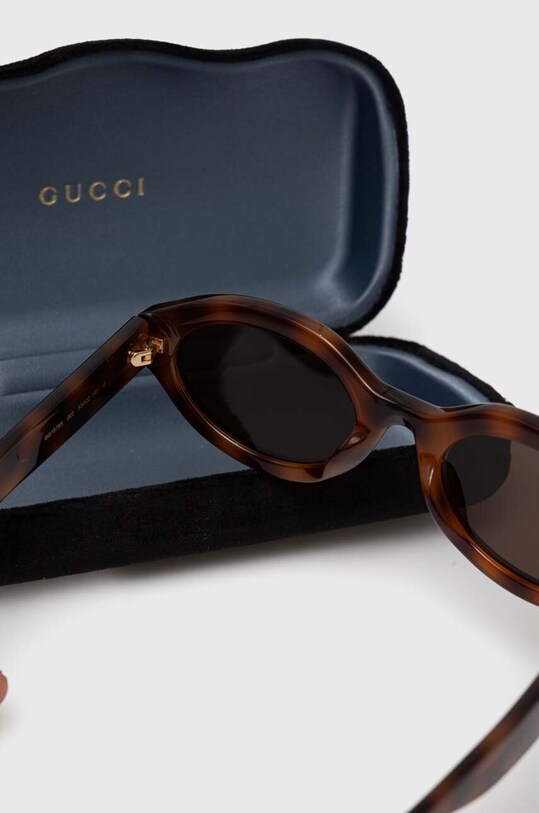 Gucci okulary przeciwsłoneczne GG1579S brązowy