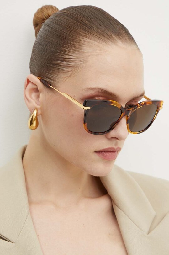 Bottega Veneta ochelari de soare uniforme multicolor BV1296SA