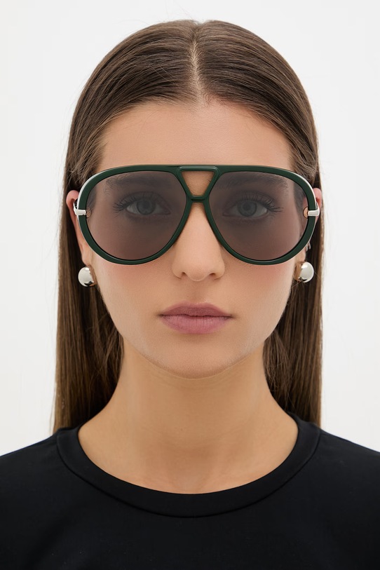 Bottega Veneta okulary przeciwsłoneczne pilotki damskie BV1273S