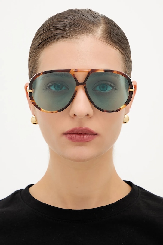 Bottega Veneta okulary przeciwsłoneczne BV1273S brązowy