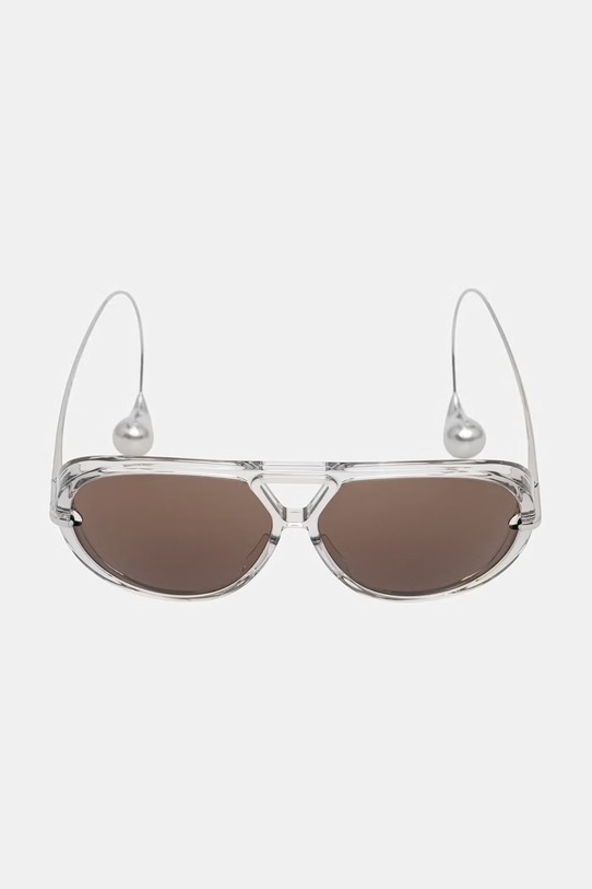 Bottega Veneta okulary przeciwsłoneczne pilotki damskie BV1273S transparentny AA00