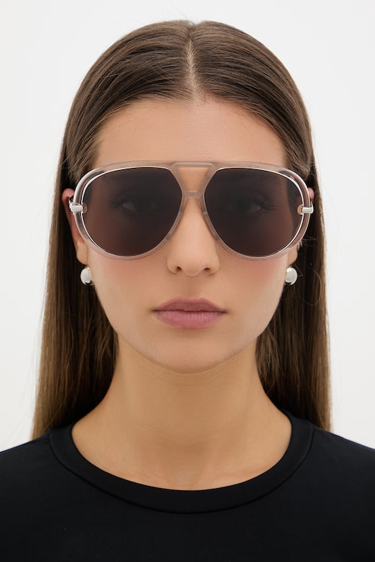 Bottega Veneta okulary przeciwsłoneczne pilotki damskie BV1273S