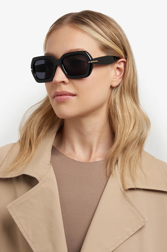 Солнцезащитные очки BOSS прямоугольные чёрный BOSS.1732/G/S