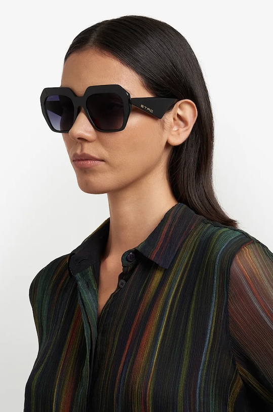 Slnečné okuliare Etro hladký čierna ETRO.0043/S