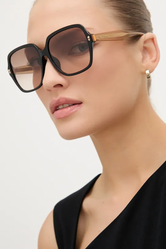 Etro occhiali da sole rectangle nero ETRO.0064/F/S