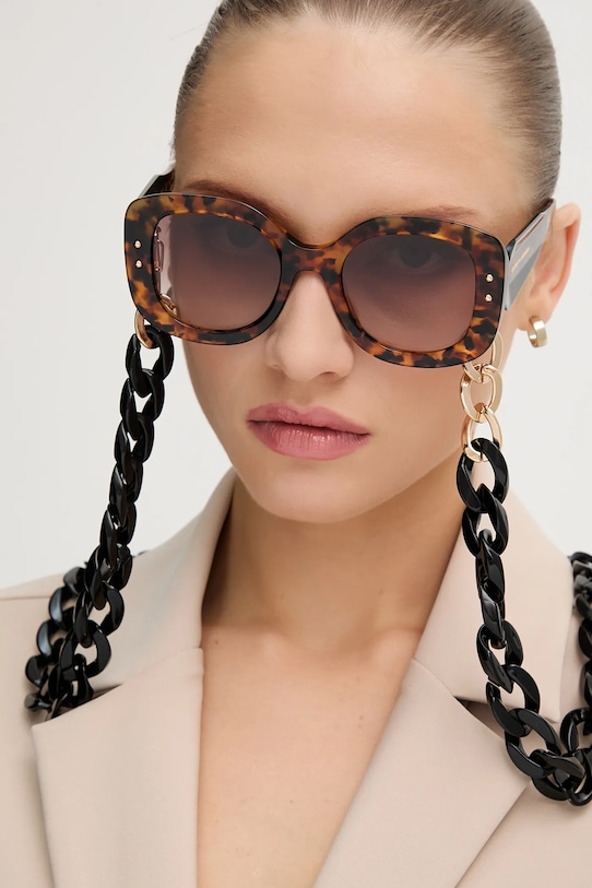 Sluneční brýle Carolina Herrera geometrické hnědá HER.0254/S