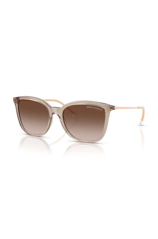 Slnečné okuliare Armani Exchange hladký béžová 0AX4151S