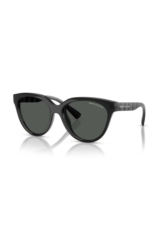 Armani Exchange okulary przeciwsłoneczne okrągłe czarny 0AX4148SU.835687