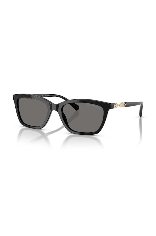 Солнцезащитные очки Emporio Armani прямоугольные чёрный 0EA4238