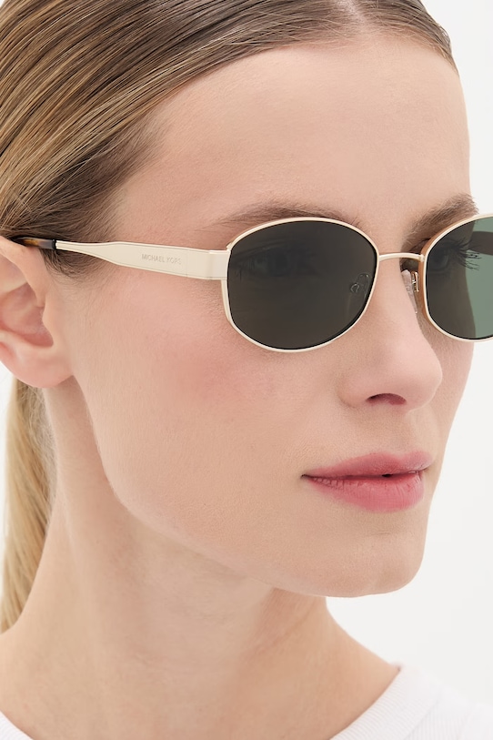 Akcesoria Michael Kors okulary przeciwsłoneczne 0MK1161 złoty