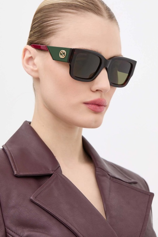 Gucci okulary przeciwsłoneczne GG1663S czarny