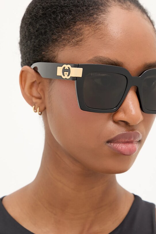 Gucci okulary przeciwsłoneczne GG1689S czarny