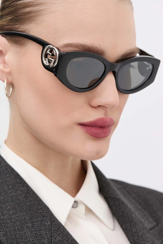 Gucci okulary przeciwsłoneczne GG1691S czarny
