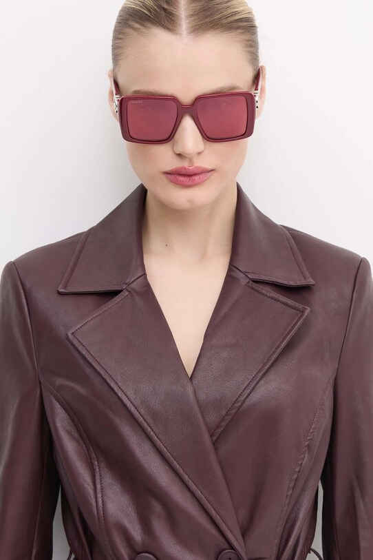 Gucci okulary przeciwsłoneczne GG1692S bordowy
