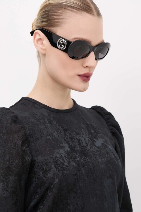 Gucci ochelari de soare ochi de pisică negru GG1696S