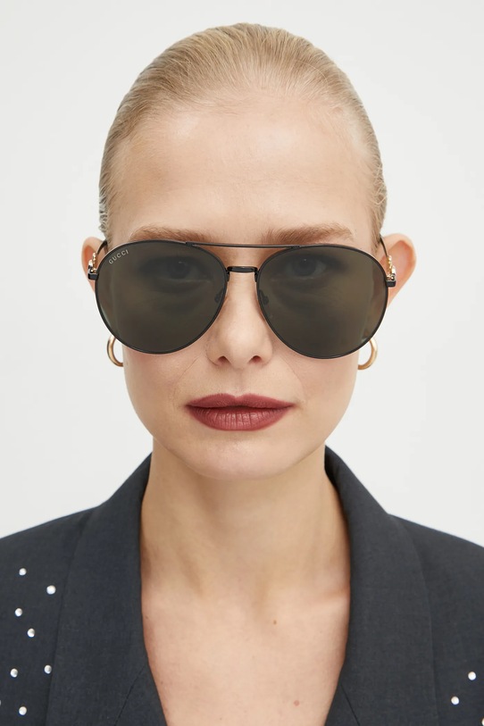 Gucci okulary przeciwsłoneczne GG1698S czarny