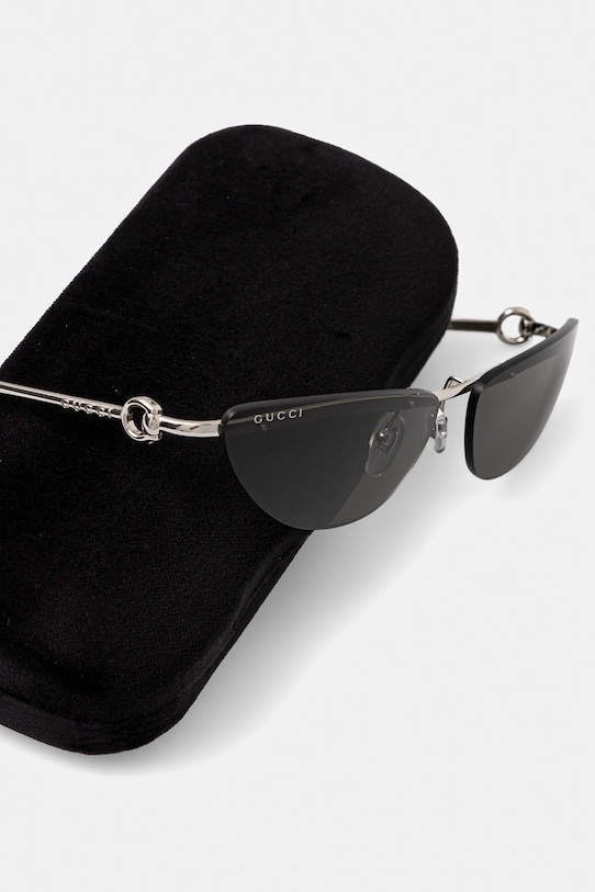 Gucci ochelari de soare argintiu GG1701S