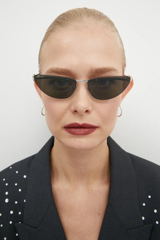Gucci ochelari de soare GG1701S argintiu
