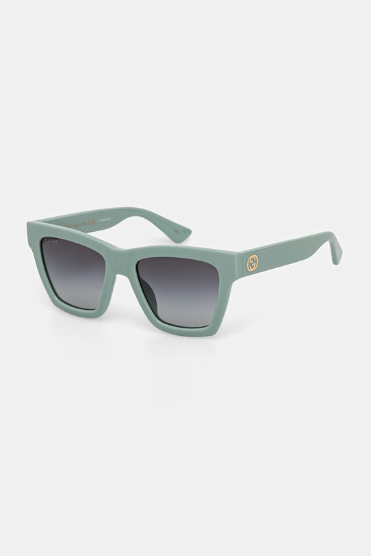 Солнцезащитные очки Gucci прямоугольные зелёный GG1714S