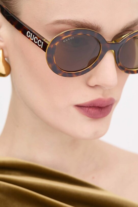 Сонцезахисні окуляри Gucci GG1722SA коричневий