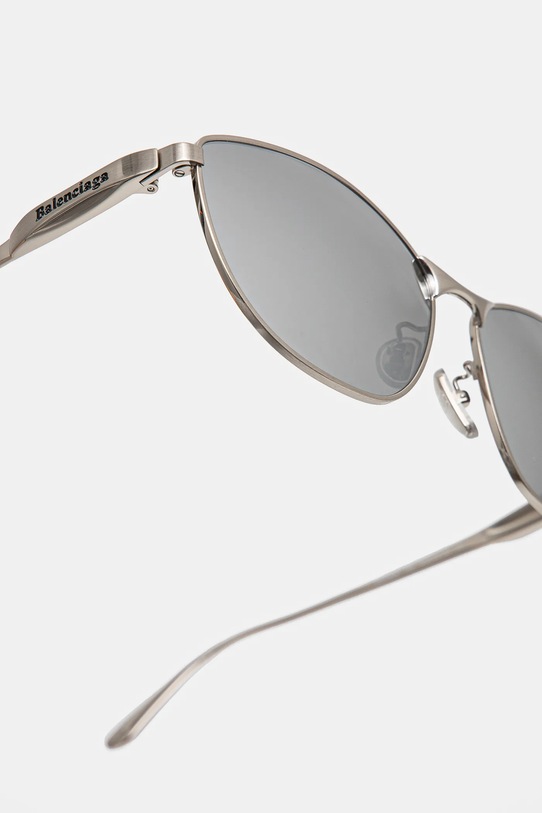 Balenciaga okulary przeciwsłoneczne srebrny BB0358SK