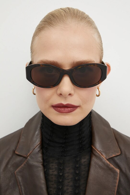 Balenciaga ochelari de soare BB0369SK maro