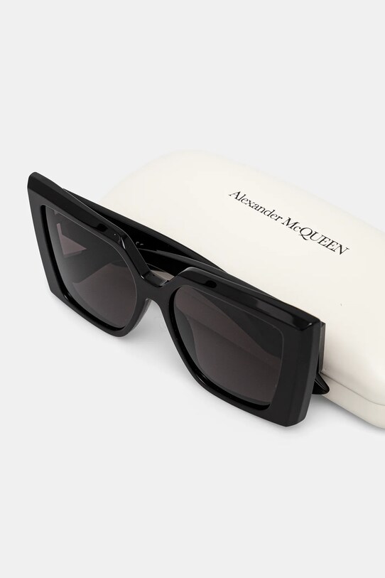 Alexander McQueen okulary przeciwsłoneczne AM0467S czarny