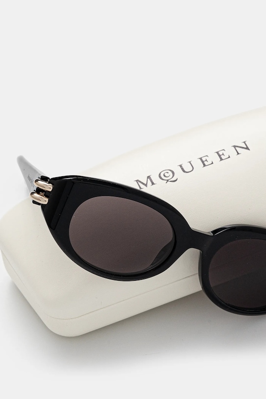 Alexander McQueen okulary przeciwsłoneczne czarny AM0469S