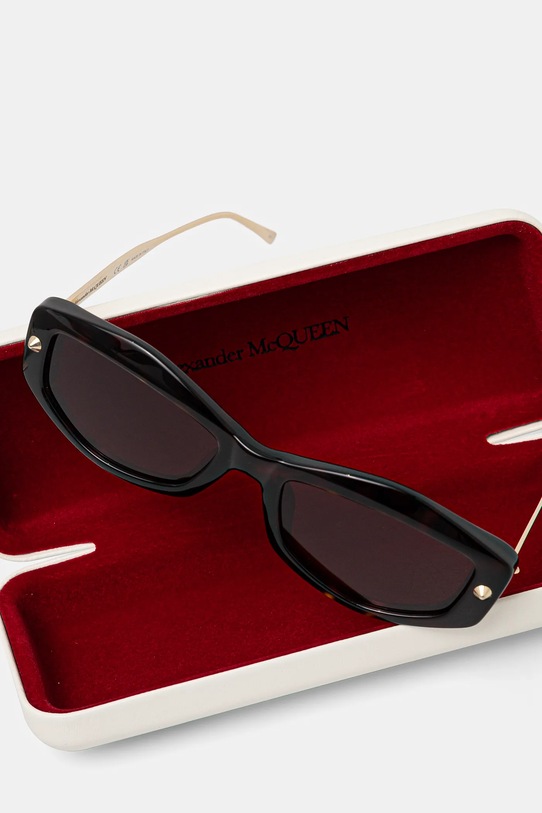 Sluneční brýle Alexander McQueen AM0482S hnědá