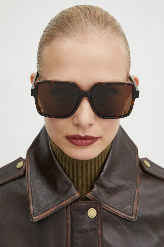 Солнцезащитные очки Bottega Veneta BV1317SK коричневый