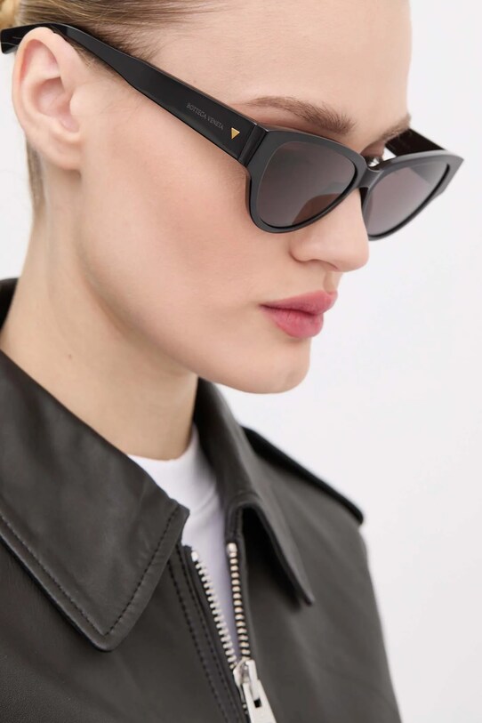 Bottega Veneta ochelari de soare BV1319S negru