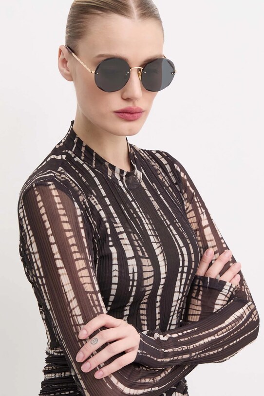 Sluneční brýle Chloé jednotná zlatá CH0254S