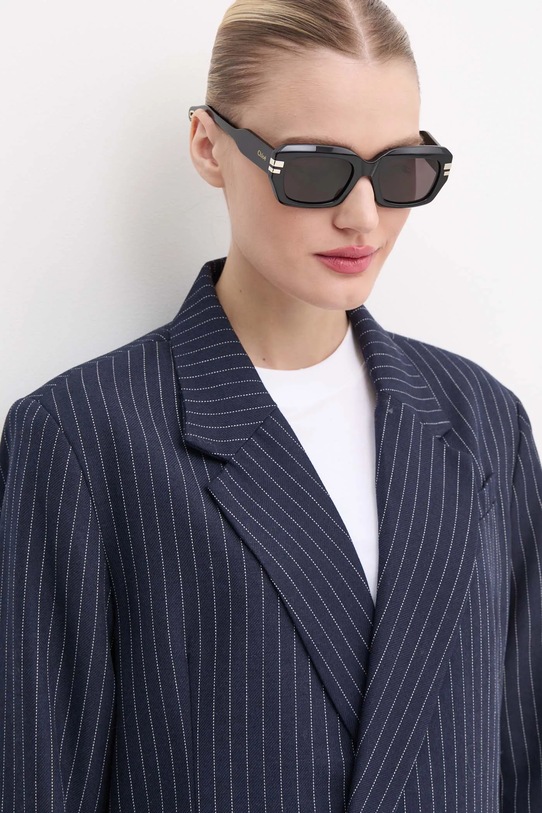 Chloé ochelari de soare dreptunghiular negru CH0256S