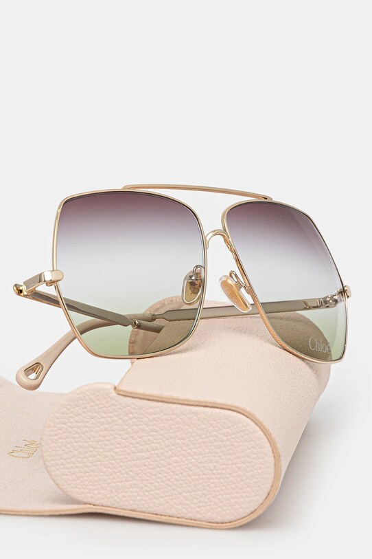 Doplňky Sluneční brýle Chloé CH0278S zlatá
