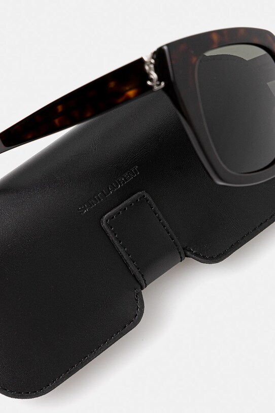 Slnečné okuliare Saint Laurent hnedá SL.M143