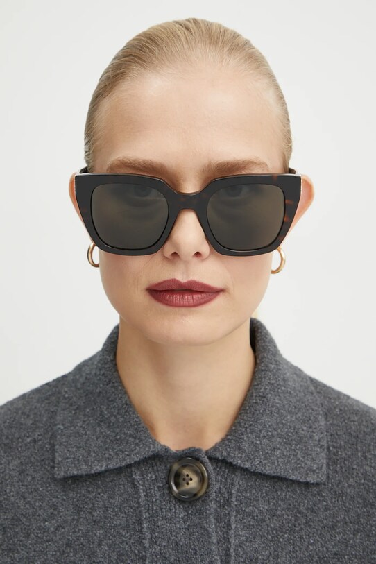 Slnečné okuliare Saint Laurent SL.M143 hnedá