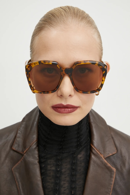 Слънчеви очила Chloé CH0280S кафяв