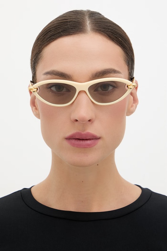 Bottega Veneta okulary przeciwsłoneczne damskie BV1390S złoty