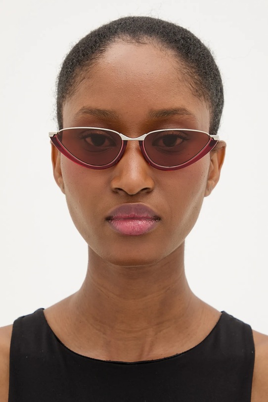 Bottega Veneta okulary przeciwsłoneczne BV1346S czerwony AA00