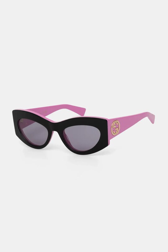 Gucci okulary przeciwsłoneczne kocie oczy czarny GG1843S