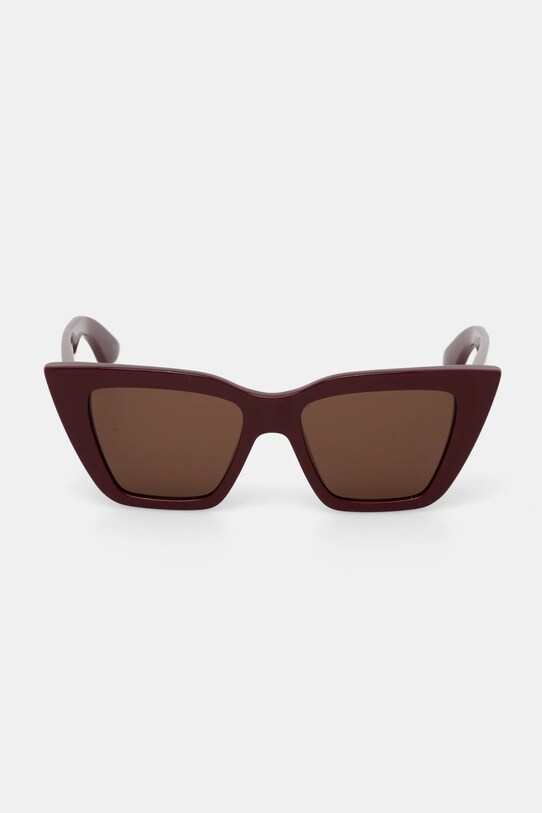 Alexander McQueen okulary przeciwsłoneczne AM0507S brązowy AA00