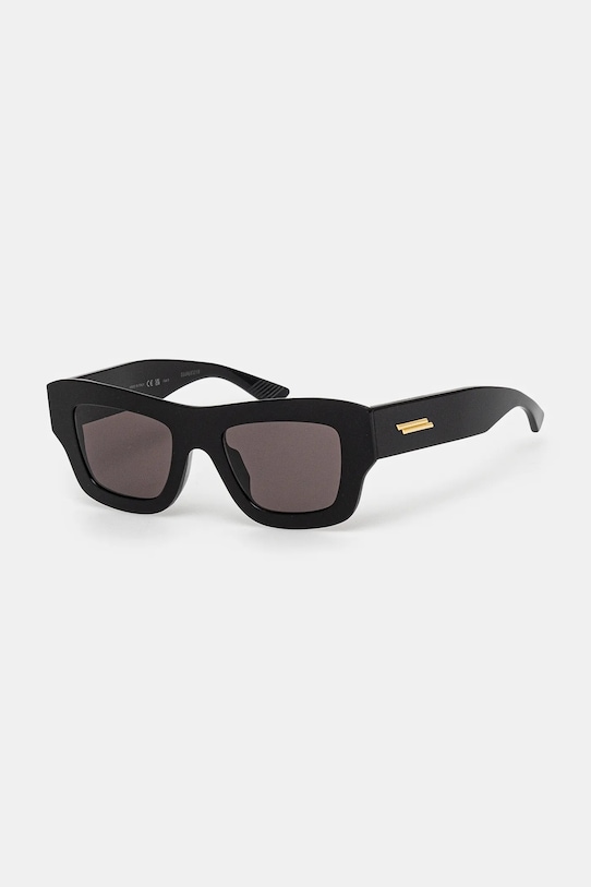 Bottega Veneta okulary przeciwsłoneczne jednolita czarny BV1357S