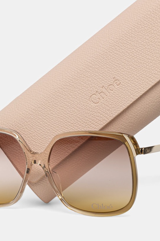 Chloé okulary przeciwsłoneczne beżowy CH0286S