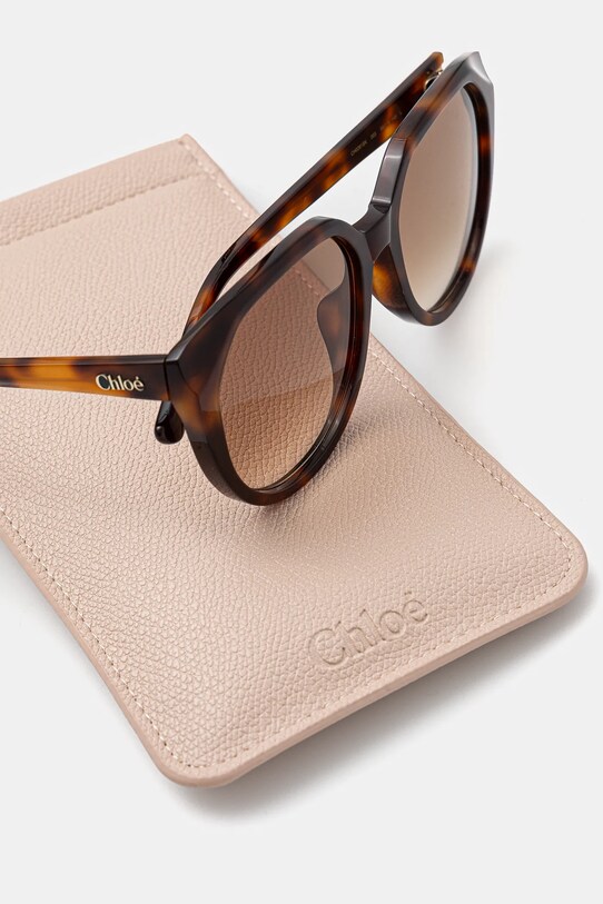 Akcesoria Chloé okulary przeciwsłoneczne CH0291SK pomarańczowy