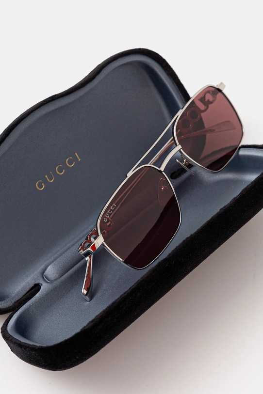 Gucci okulary srebrny GG1804S