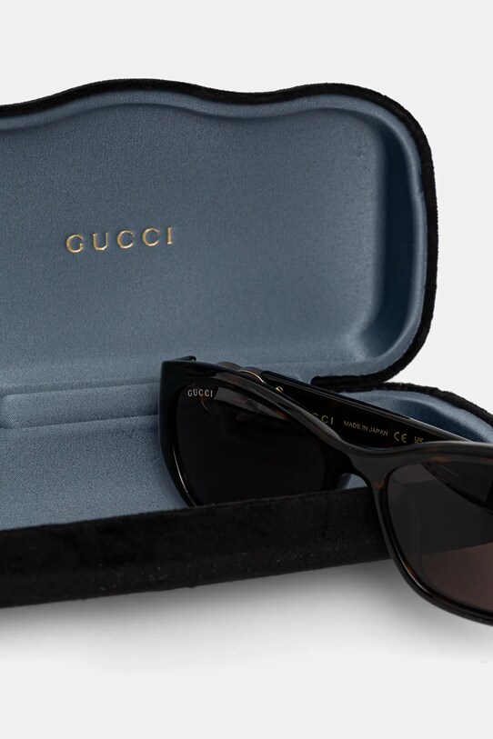 Gucci okulary przeciwsłoneczne brązowy GG1826SK
