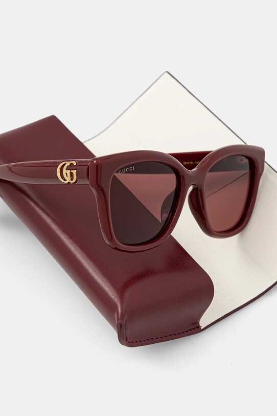 Akcesoria Gucci okulary przeciwsłoneczne GG1830SK bordowy